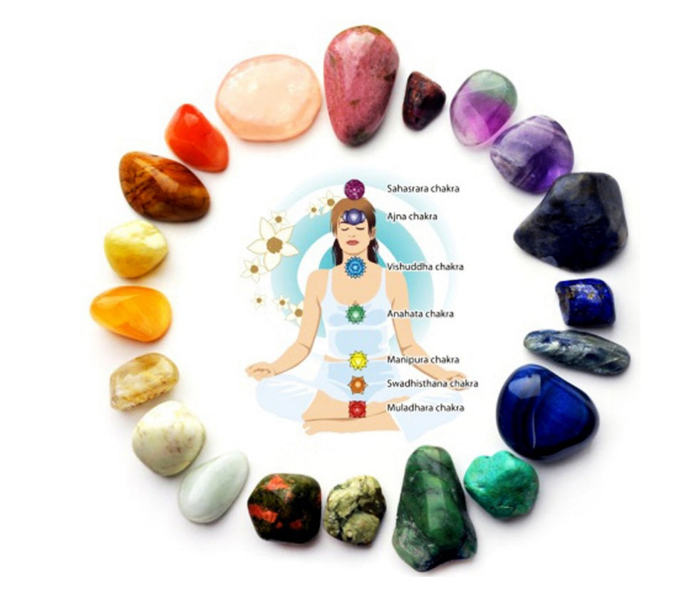 Yoga Energy Stone Seven Color Crystal