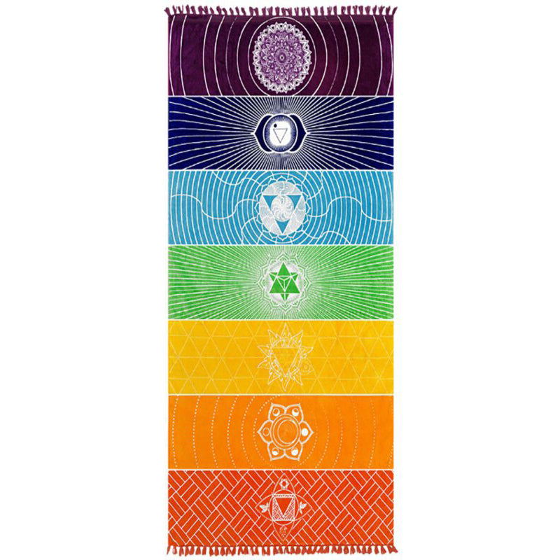 Bohemia India Mandala Blanket Beach Yoga Mat