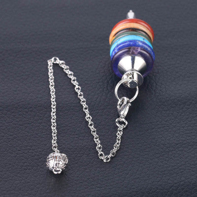 With chain seven chakras divination pendulum yoga accessories