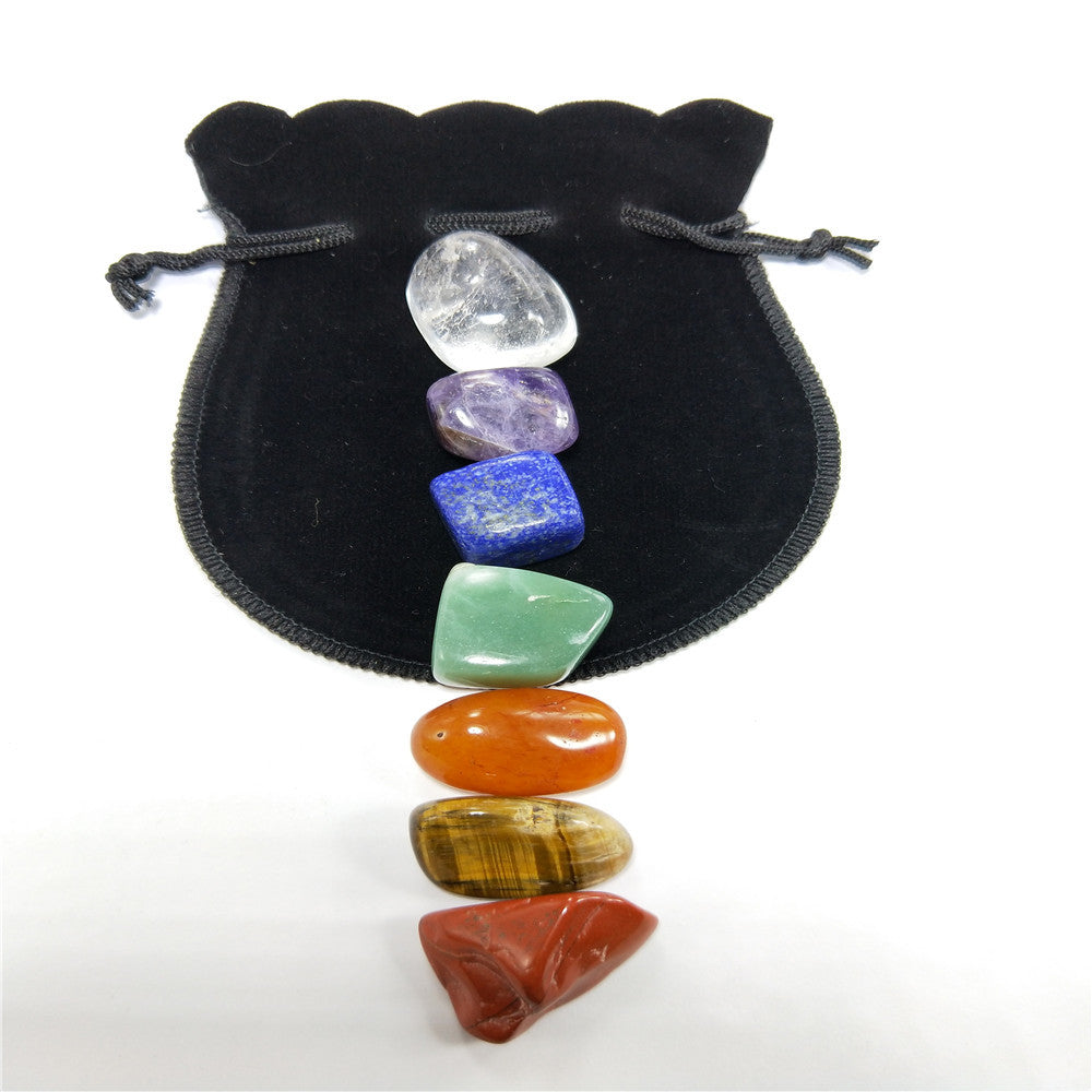 Yoga Energy Stone Seven Color Crystal